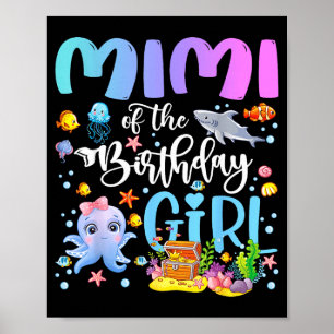 Zum Geburtstag von Mimi Meer Fisch Ozean Poster