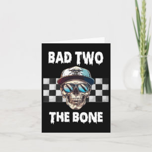 Zum Geburtstagskelett Halloween Skeleton Boy Toddl Karte