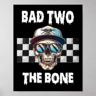 Zum Geburtstagskelett Halloween Skeleton Boy Toddl Poster