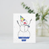 Zum Geburtstagskind! Postkarte (Stehend Vorderseite)