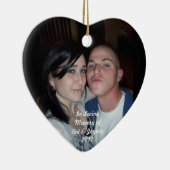 Zum Gedenken an Anthony- u. Jayneywatson Keramikornament (Rechts)