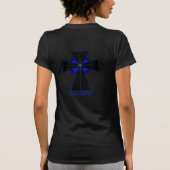 Zum Gedenken an gefallenes Offizier-Kreuz T-Shirt (Rückseite)