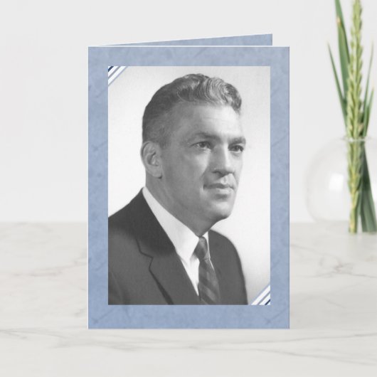 Zum Gedenken an Grampy Ed Karte (Vorderseite)