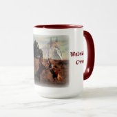 "Zum Gedenken an Major" Tasse (VorderseiteRechts)