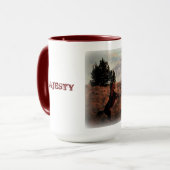 "Zum Gedenken an Major" Tasse (Vorderseite Links)