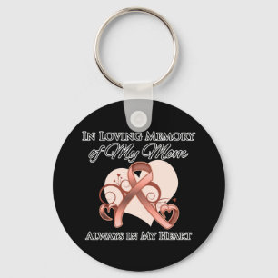 Zum Gedenken an meine Mamma - uteriner Krebs Schlüsselanhänger