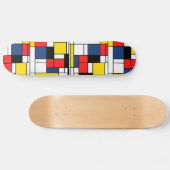 Zum Gedenken an Mondrian - Skate-Plattform Skateboard (Horizontal)