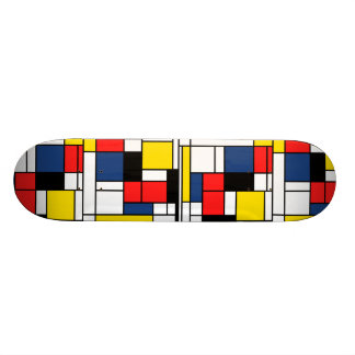 Zum Gedenken an Mondrian - Skate-Plattform Skateboard