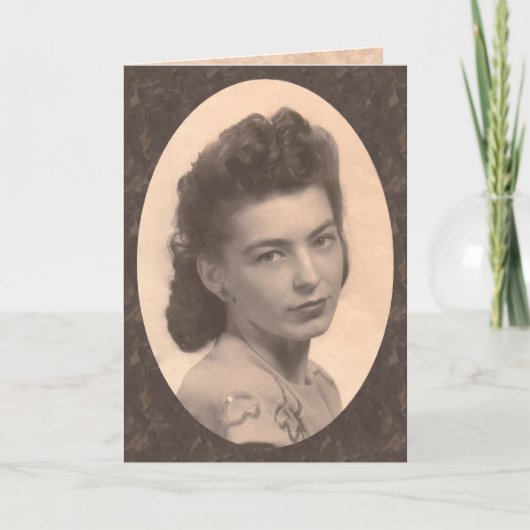 Zum Gedenken an Mutter Karte (Vorderseite)