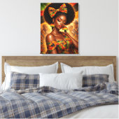 Zum gekrönten Erbe Leinwanddruck (Insitu (Schlafzimmer))