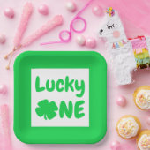 Zum Glück 1 St Patrick's Day 1. Pappteller (Party)