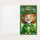 Zum Glück am St. Patrick's Day (Außenseite Aufgefaltet)