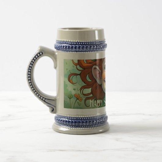 Zum Glück am St. Patrick's Day Bierglas (Links)