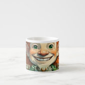 Zum Glück am St. Patrick's Day Espressotasse (Vorderseite)