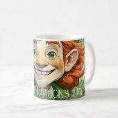 Zum Glück am St. Patrick's Day Kaffeetasse (VorderseiteRechts)