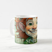 Zum Glück am St. Patrick's Day Kaffeetasse (Vorderseite Links)