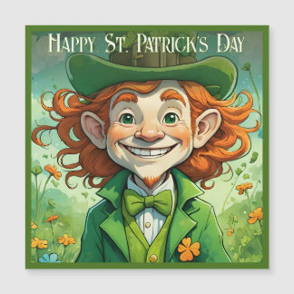 Zum Glück am St. Patrick's Day Magnetkarte