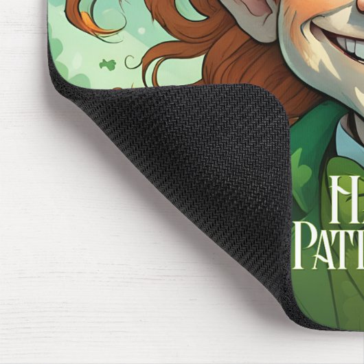 Zum Glück am St. Patrick's Day Mousepad (Ecke)