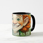 Zum Glück am St. Patrick's Day Tasse (VorderseiteRechts)