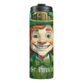 Zum Glück am St. Patrick's Day Thermosbecher (Vorderseite)