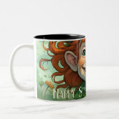 Zum Glück am St. Patrick's Day Zweifarbige Tasse (Links)