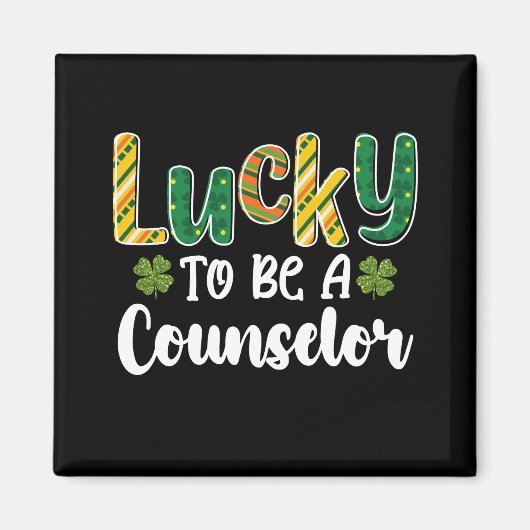 Zum Glück Beraterschule St Patrick's Day Magnet (Vorne)