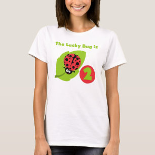 Zum Glück Bug 2. Geburtstag T - Shirt und Geschenk