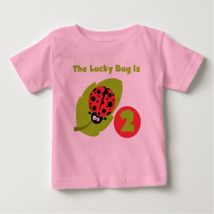 Zum Glück Bug 2. Geburtstag T - Shirt und Geschenk