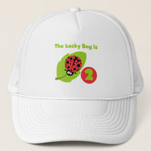 Zum Glück Bug 2. Geburtstag T - Shirt und Geschenk Truckerkappe