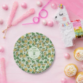 Zum Glück Coins & Green Kleeblatts St Patricks Day Pappteller (Party)