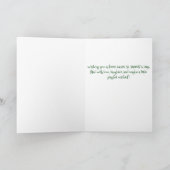 Zum Glück der Ferrets Ferret St Patrick's Day Feiertagskarte (Innenseite)