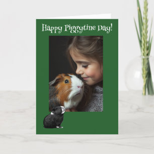 Zum Glück der Schweine Guinea Pig St. Patrick's Da Feiertagskarte
