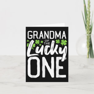Zum Glück ein erster Geburtstag Oma Familie St. Pa Karte