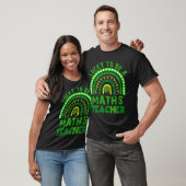 Zum Glück ein Mathematiklehrer Rainbow St Patrick T-Shirt (Unisex)