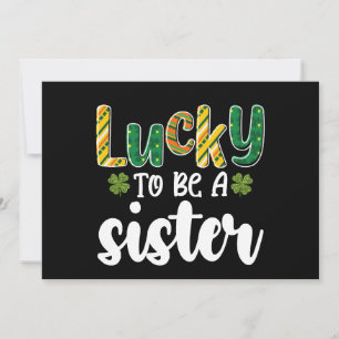 Zum Glück ein Schwesterfamilie St Patrick's Day zu Einladung