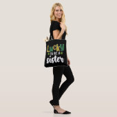 Zum Glück ein Schwesterfamilie St Patrick's Day zu Tasche (Am Model)