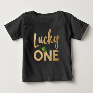 Zum Glück ein St Patrick's Day T - Shirt Baby Klei