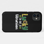 Zum Glück eine biblische Schule zu werden St Patri Case-Mate iPhone Hülle (Rückseite (Horizontal))