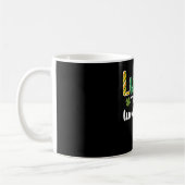 Zum Glück eine Lunch Lady School St Patrick's Day Kaffeetasse (Links)