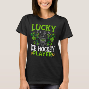 Zum Glück Eishockeyspieler St Patrick's Day T-Shirt