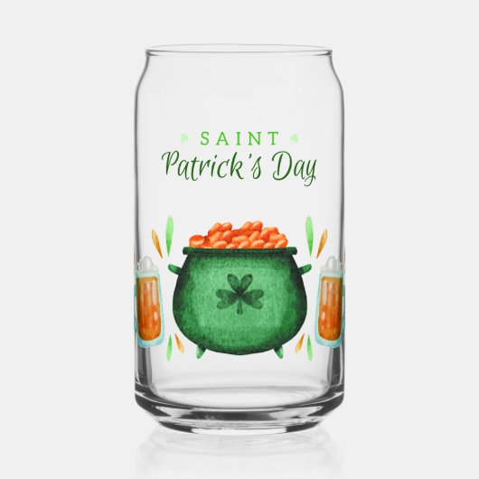 Zum Glück erledigt Saint Patrick's Day Deals! Dosenglas (Vorderseite)