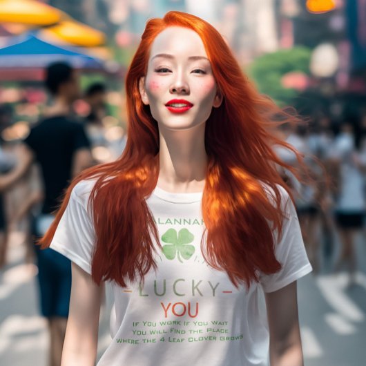 Zum Glück finden Sie dort wo 4 Blätter wachsen T-Shirt