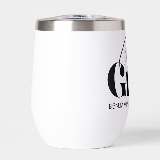 Zum Glück für den Grad | Minimaler Name des benutz (Vorderseite)