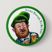 Zum Glück genug, um irisch zu sein - St Patrick's  Button (Vorderseite)