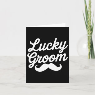 Zum Glück Groom St. Patrick's Day für Paar Ehemann Karte