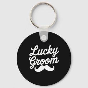Zum Glück Groom St. Patrick's Day für Paar Ehemann Schlüsselanhänger