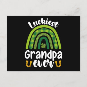Zum Glück Großvater je Familie St Patrick's Day Postkarte