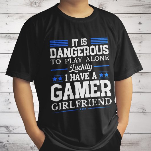 Zum Glück habe ich eine Gamer Girlfriend Funny Cou T-Shirt