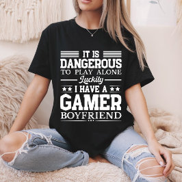 Zum Glück habe ich eine Gamer Girlfriend Funny Cou T-Shirt