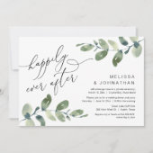 Zum Glück immer danach, Abendessen im Freien, Grün Einladung (Vorderseite)